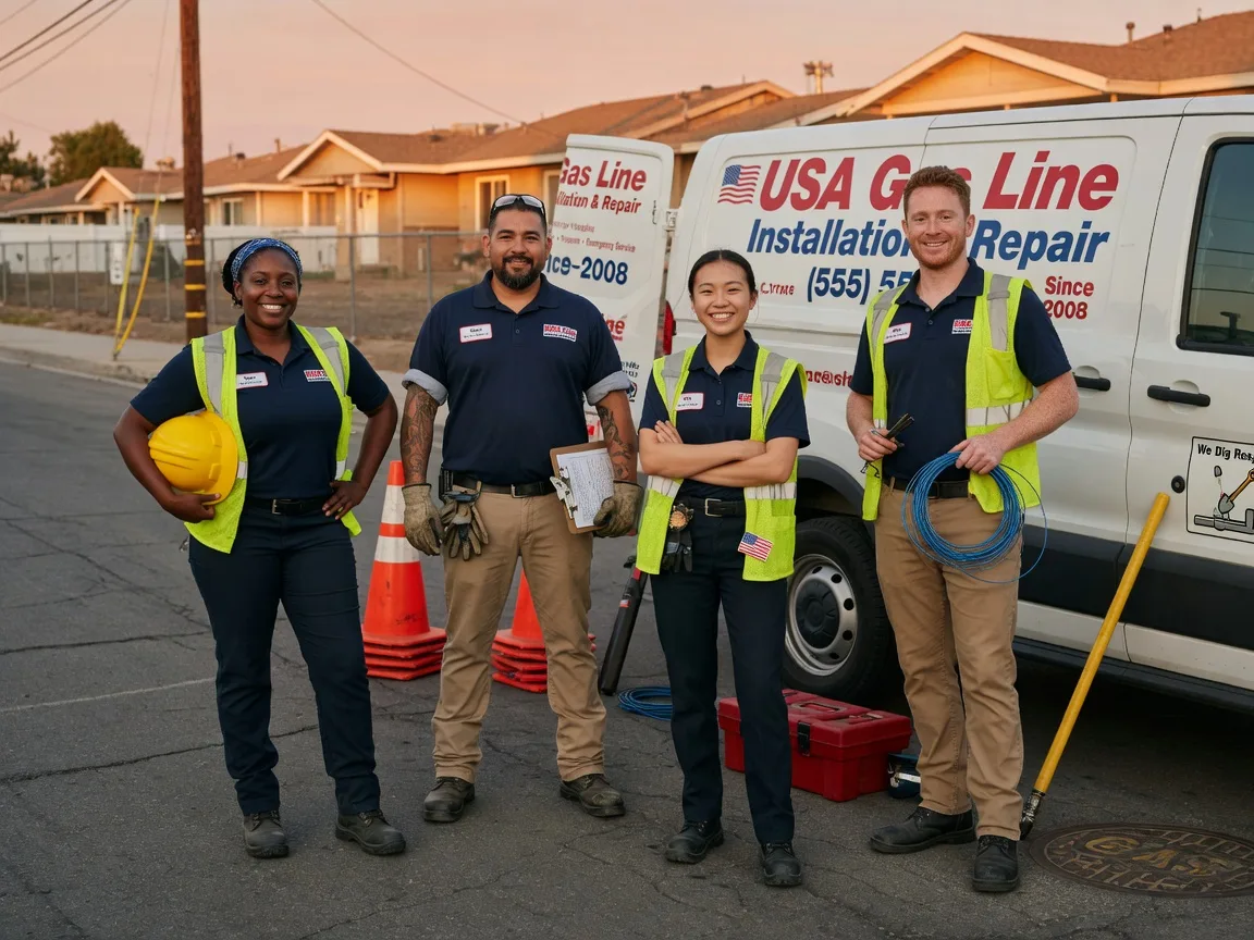 Gas Line Installation company in Cherryville, PA